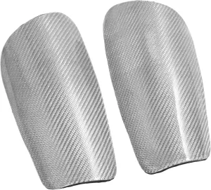 1 Pair Lightweight Carbon Fiber Soccer Shin Guards with Storage Bag, Kids Protective Gear for Football Games & Club Training