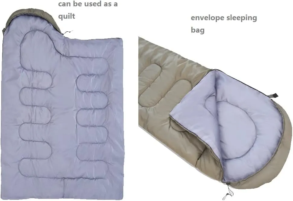 1 Pcs Sleeping Bag 3 Season, Sleeping Bag Warm, Envelope Sleeping Bag for Hiking & Camping, Sleep Bag for Adult