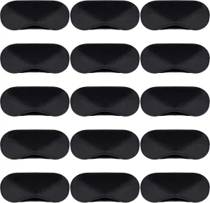 100 Pack Eye Mask Disposable Blindfolds for Games with Nose Pad Soft Eye Cover Party Pack Sleep Eye Masks Eye Shade Mask Women Men Kids (Black)