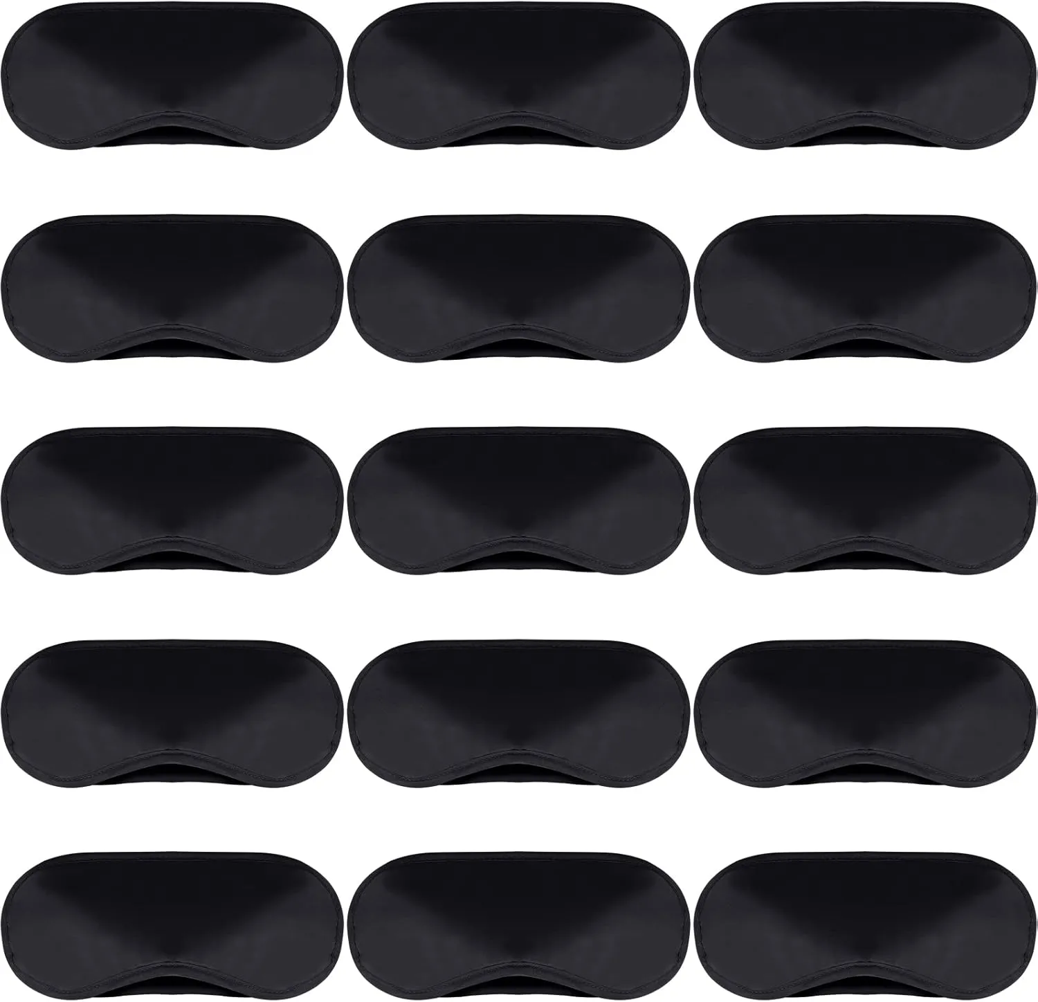 100 Pack Eye Mask Disposable Blindfolds for Games with Nose Pad Soft Eye Cover Party Pack Sleep Eye Masks Eye Shade Mask Women Men Kids (Black)