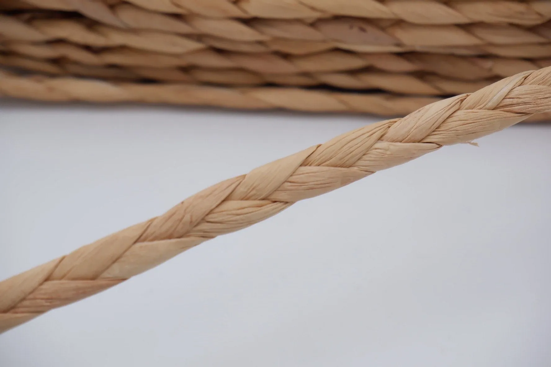 15mm natural water hyacinth rope, Braided Rope, Rope Plant Basket, rug rope, braided rop lace, water hyacinth rope