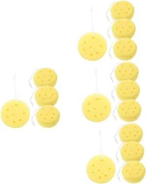16pcs Shower Sponge Exfoliating Body Scrubber Dual-Sided Bath Loofah for Efficient Skin Cleansing Convenient Hanging Design for Boys and Girls and Adults
