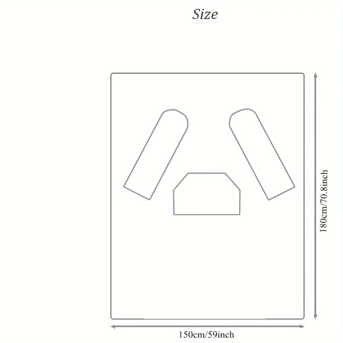1pc Cozy Flannel Wearable Blanket Hoodie - Sleeve-Enabled Winter Sweatshirt for Unisex - Oversized Fleece Pullover Perfect for Lounging & TV Watching