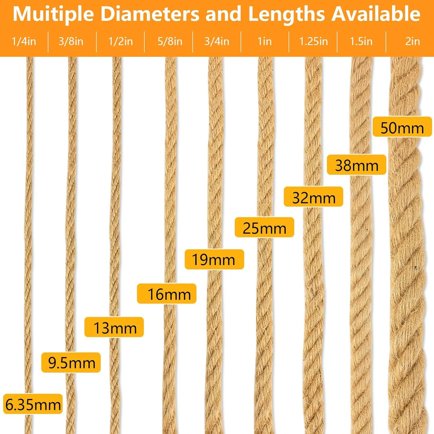 1" X 100' Treated Manila Rope Boat Docks Tree Farm Dock Deck