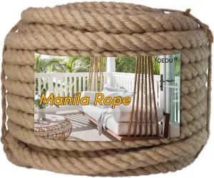 1" X 100' Treated Manila Rope Boat Docks Tree Farm Dock Deck