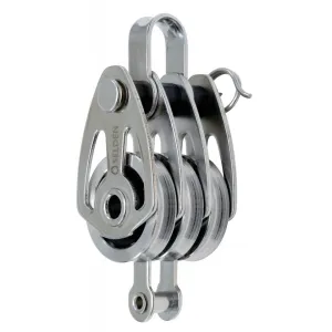25 mm High Load Ball Bearing Block - Triple, Becket, Strap