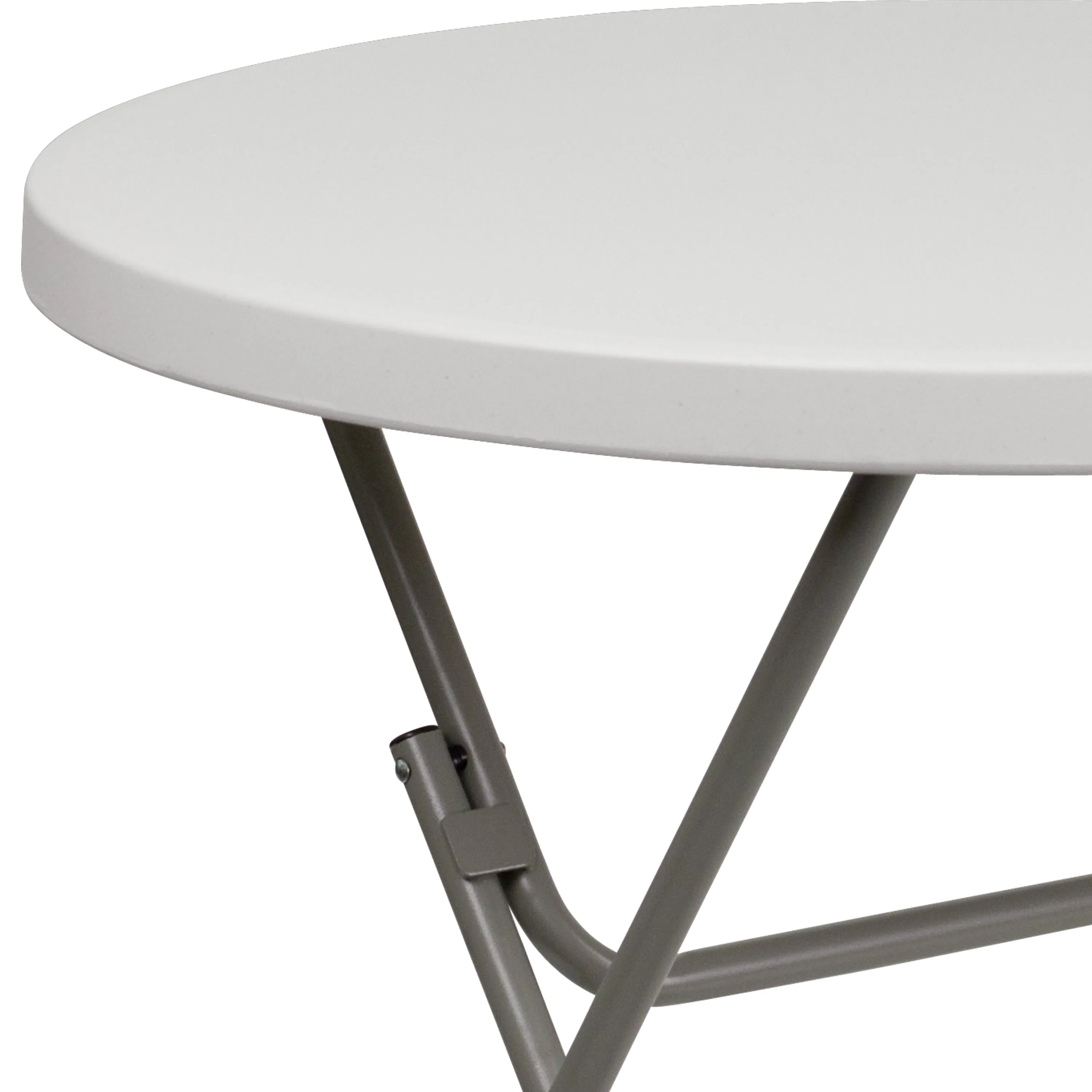 2.63-Foot Round Plastic Folding Table