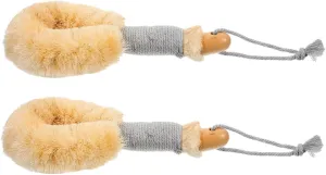 2pcs Natural Sisal for Exfoliating Skin Deep Cleansing and Relaxing Massage Lightweight Travel Friendly Bath Scrubber for All Skin Types Easy to Hang Design