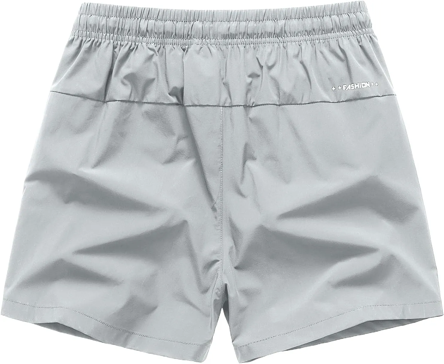 3 Set Men's Workout Athletic Shorts Lightweight Moisture Wicking 3" Running Shorts with Zipper Pockets Gym Beach