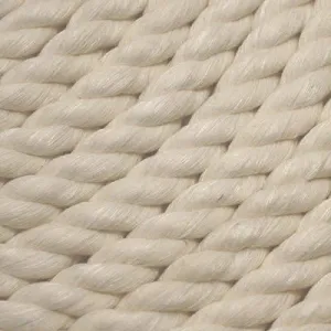 3/4 in x 600 ft White Nylon 3-Strand Twist Rope