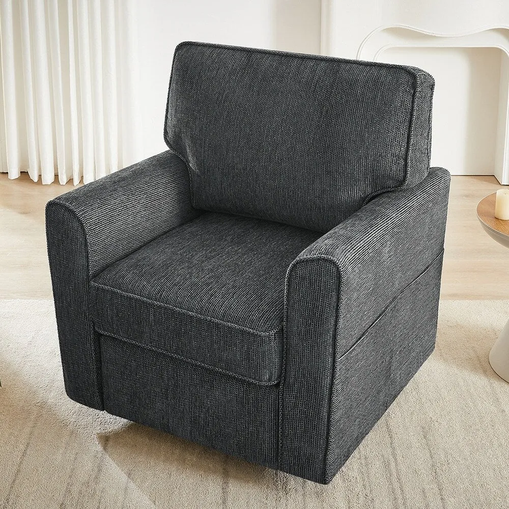 360°Swivel Chair Accent Barrel Armchair