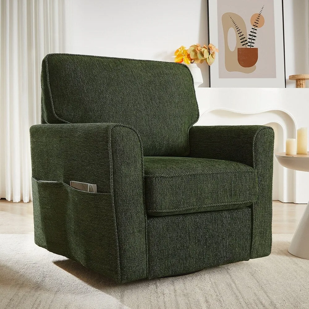 360°Swivel Chair Accent Barrel Armchair