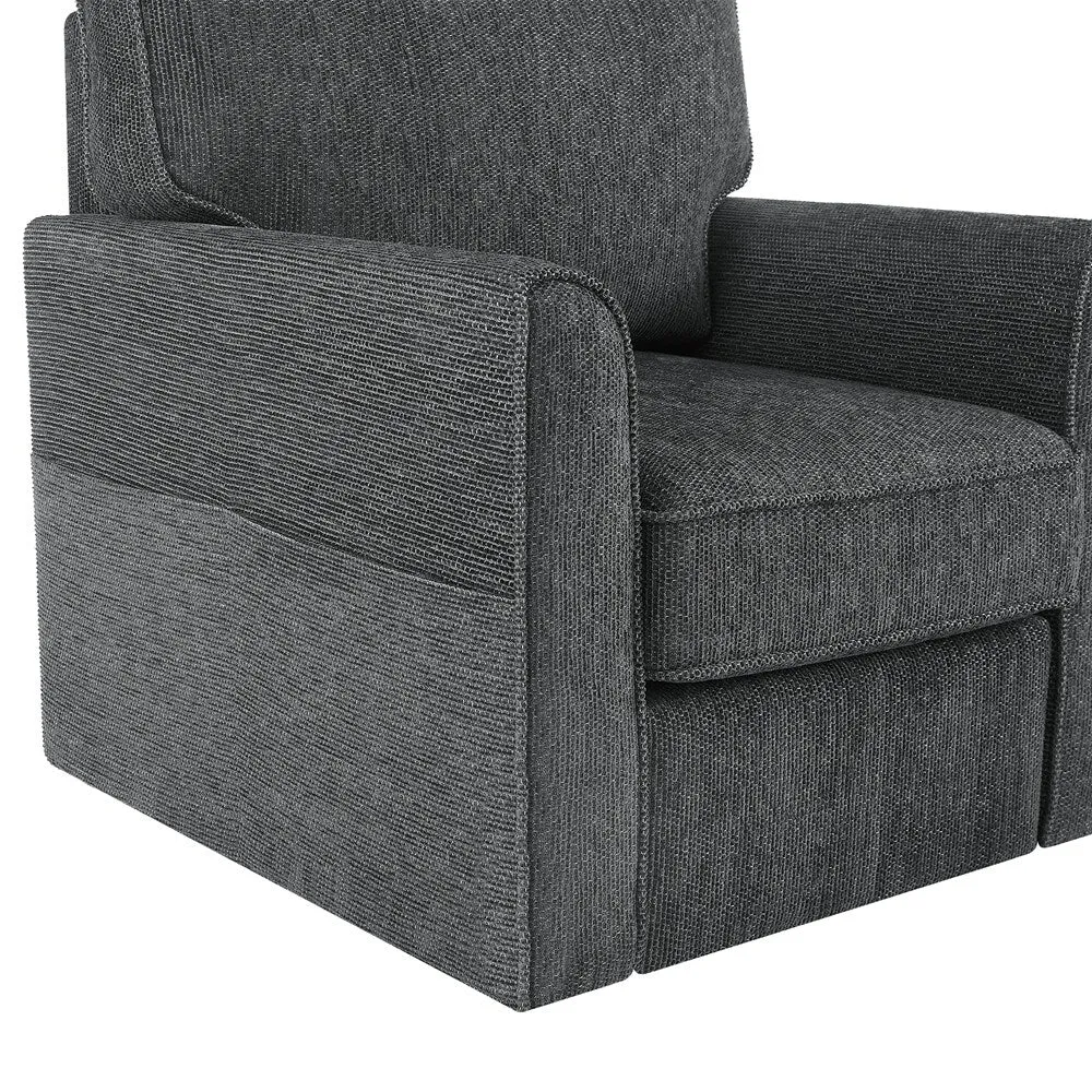 360°Swivel Chair Accent Barrel Armchair