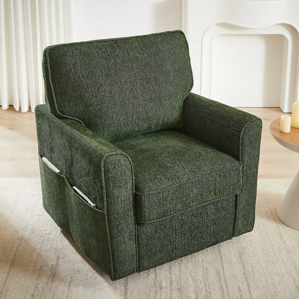 360°Swivel Chair Accent Barrel Armchair