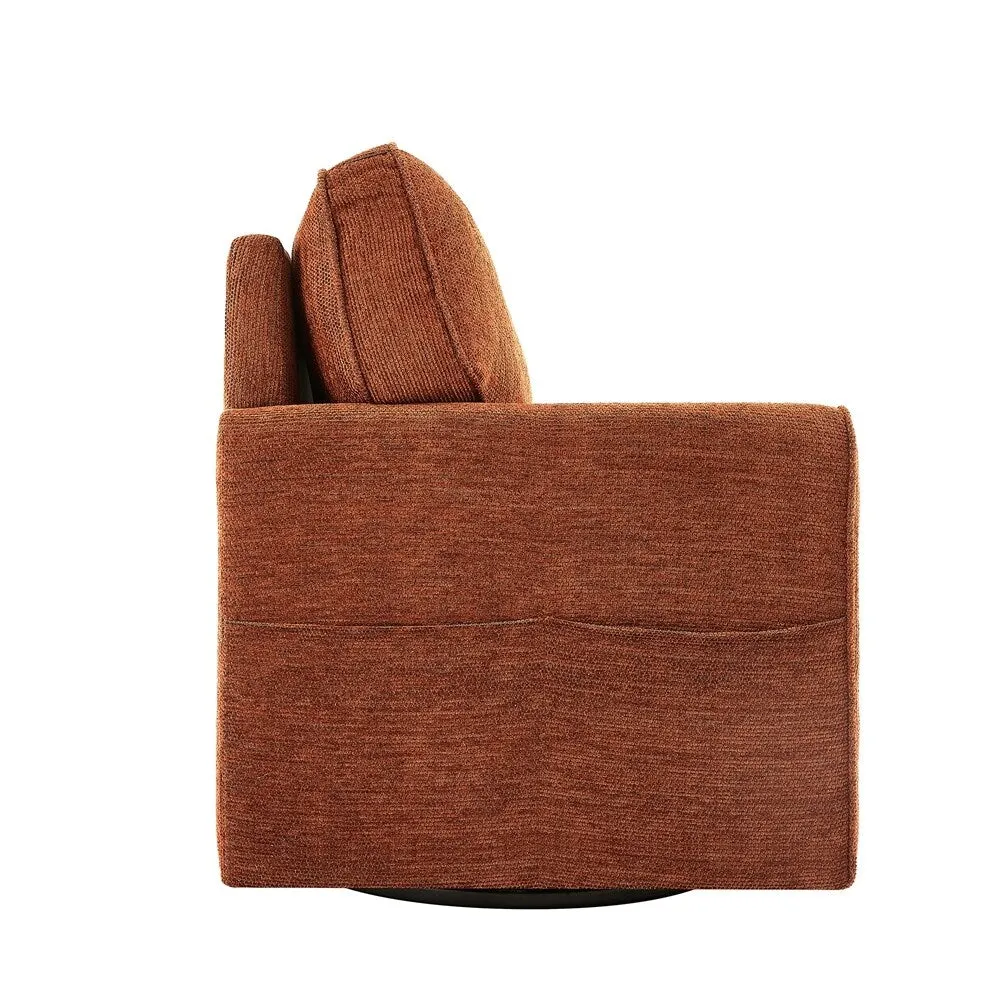 360°Swivel Chair Accent Barrel Armchair