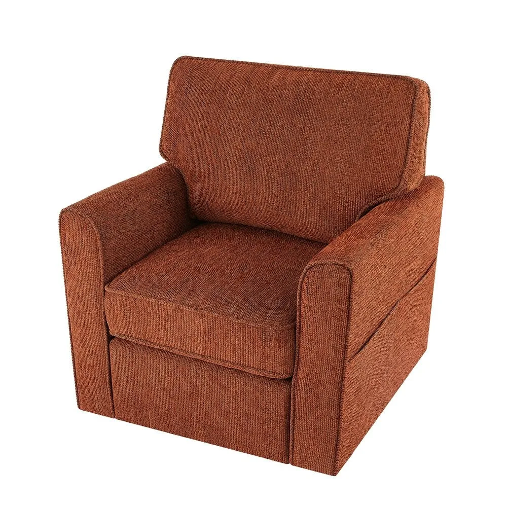 360°Swivel Chair Accent Barrel Armchair