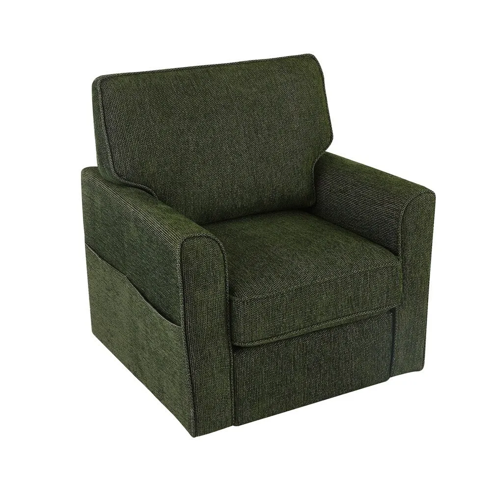 360°Swivel Chair Accent Barrel Armchair