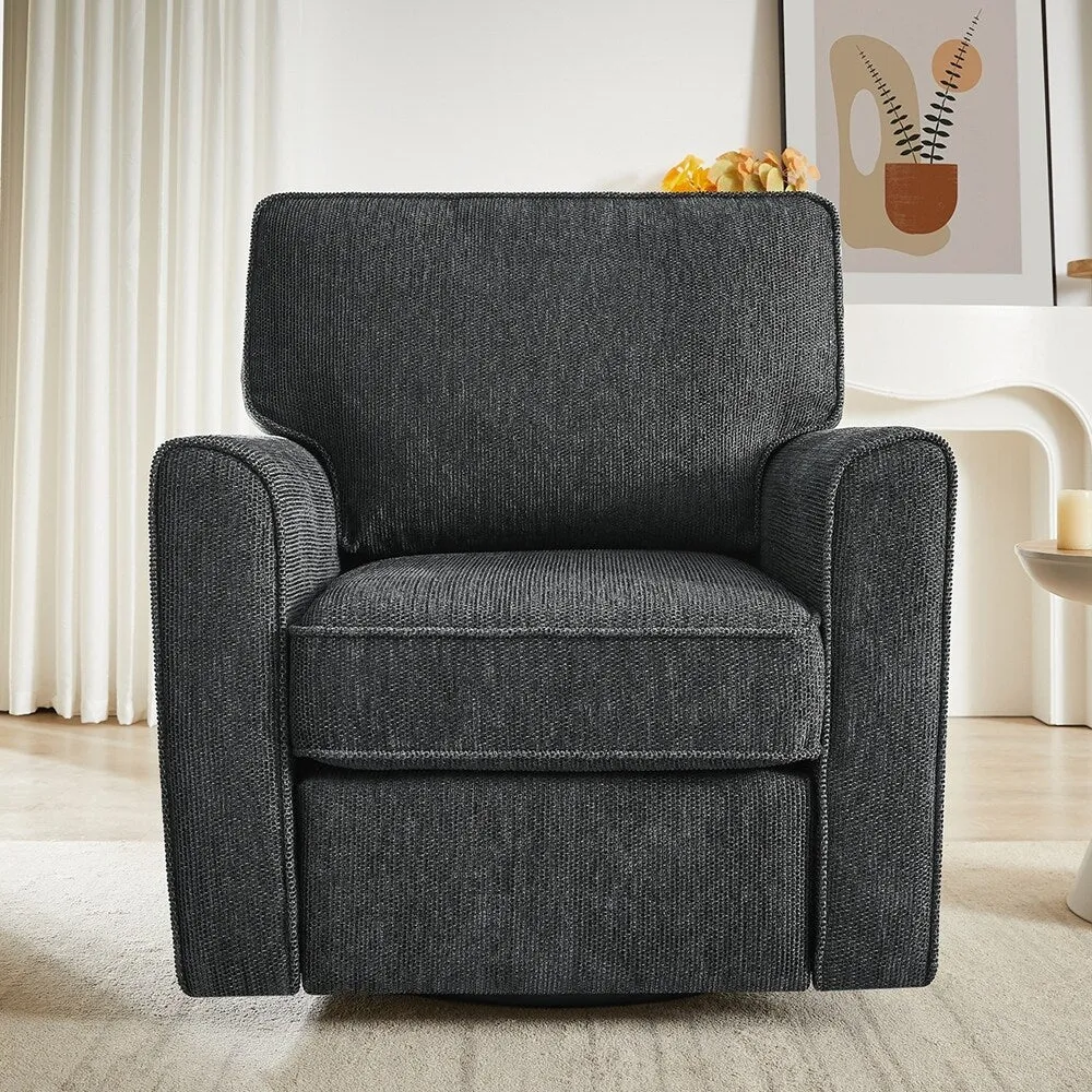 360°Swivel Chair Accent Barrel Armchair