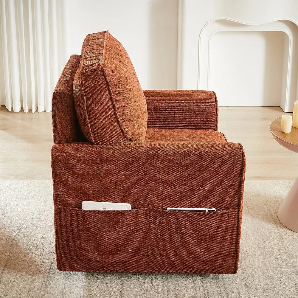 360°Swivel Chair Accent Barrel Armchair