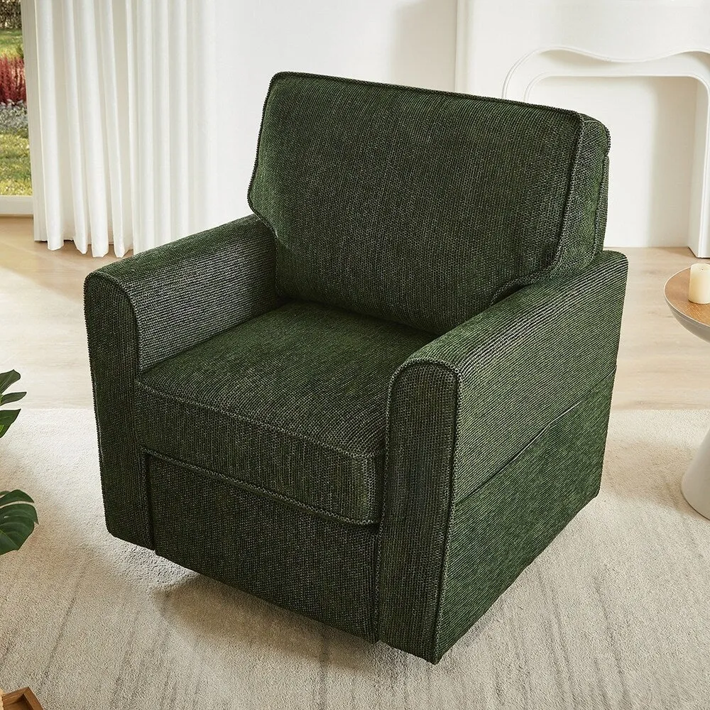 360°Swivel Chair Accent Barrel Armchair