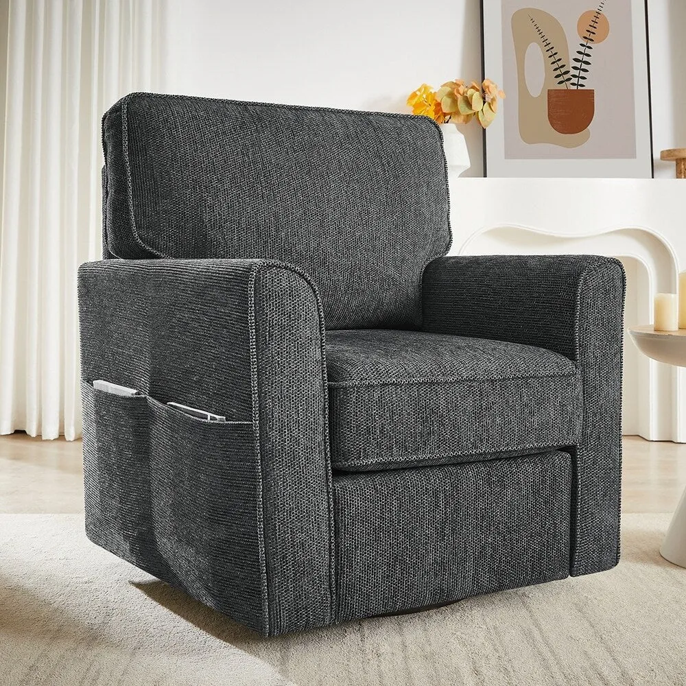 360°Swivel Chair Accent Barrel Armchair