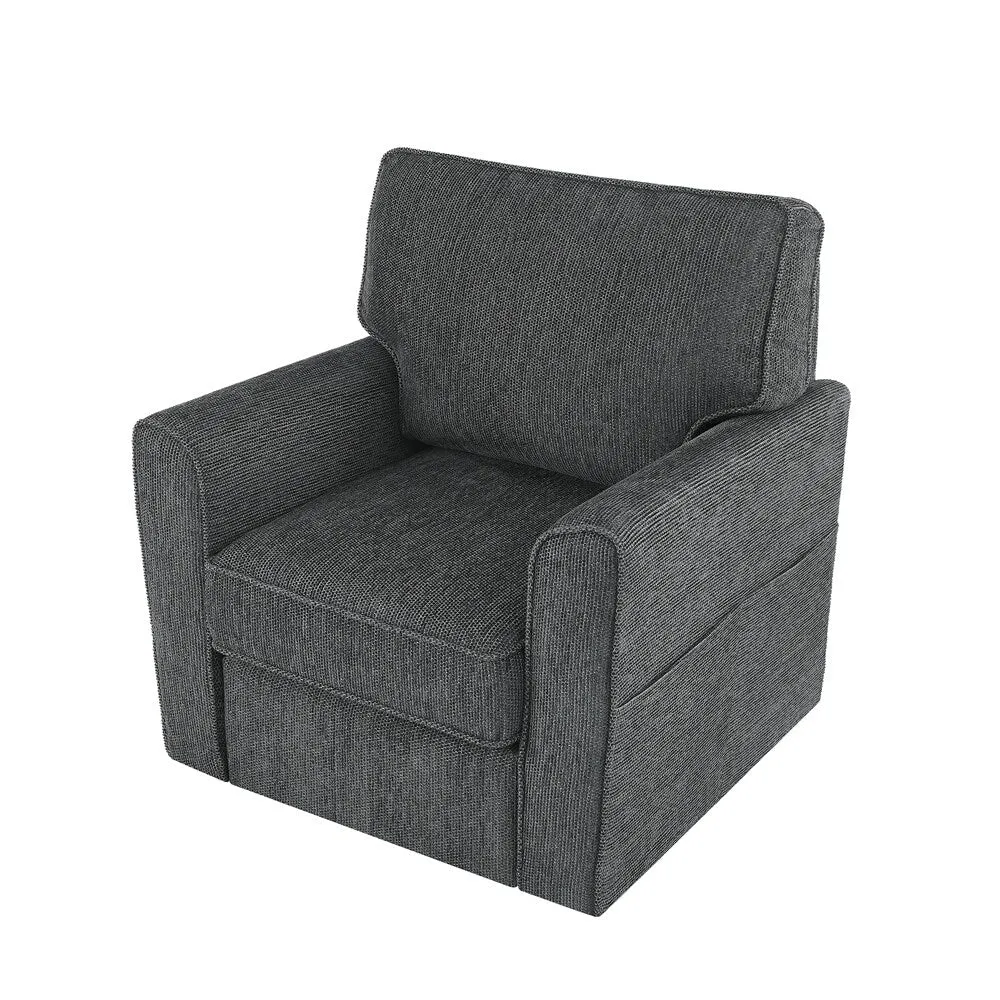 360°Swivel Chair Accent Barrel Armchair