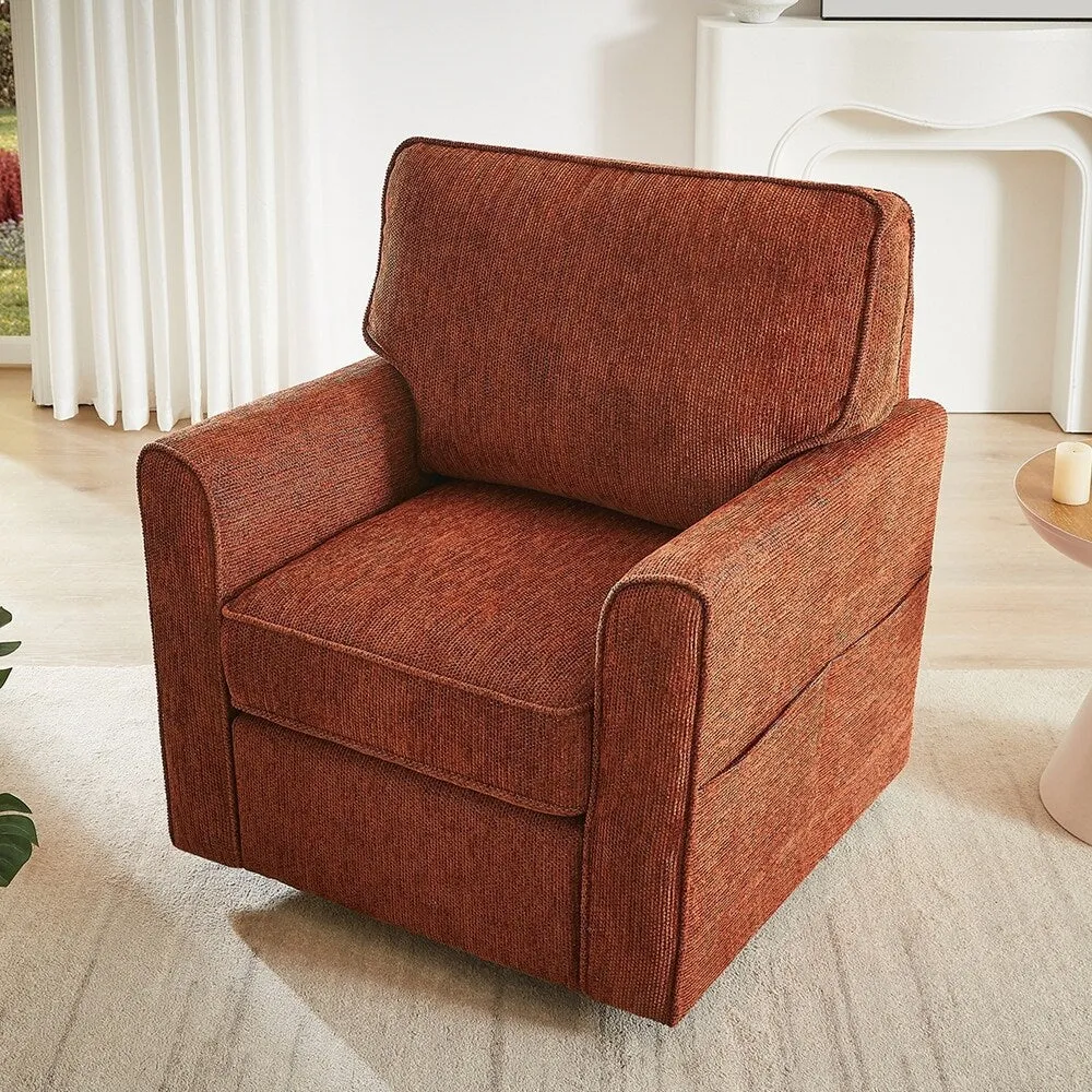 360°Swivel Chair Accent Barrel Armchair