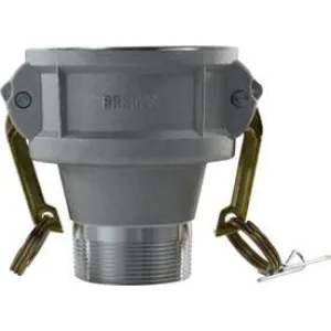 4 x 3 Aluminum Coupler x Male Iron Pipe - Type B