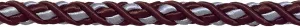 7/16" (1cm) Large Decorative 6-ply Rope Cord Trim # 716BNL, Mocha Ice Blue #24B (Silver Blue, Light Blue, Mocha Brown) 10 Yard Value Pack (30 ft/9.5m)