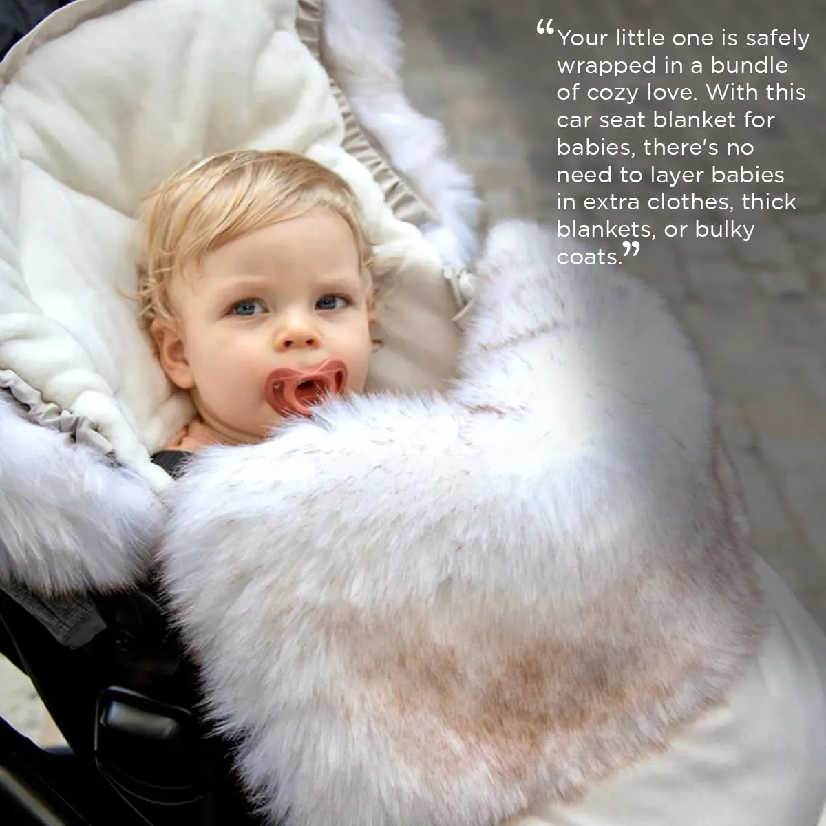 7AM Enfant Universal Footmuff - Water Repellent Winter Bunting Bag for Strollers & Car Seats, Soft Micro-Fleece & Plush Lined for Baby Boy & Girl | TundraPOD