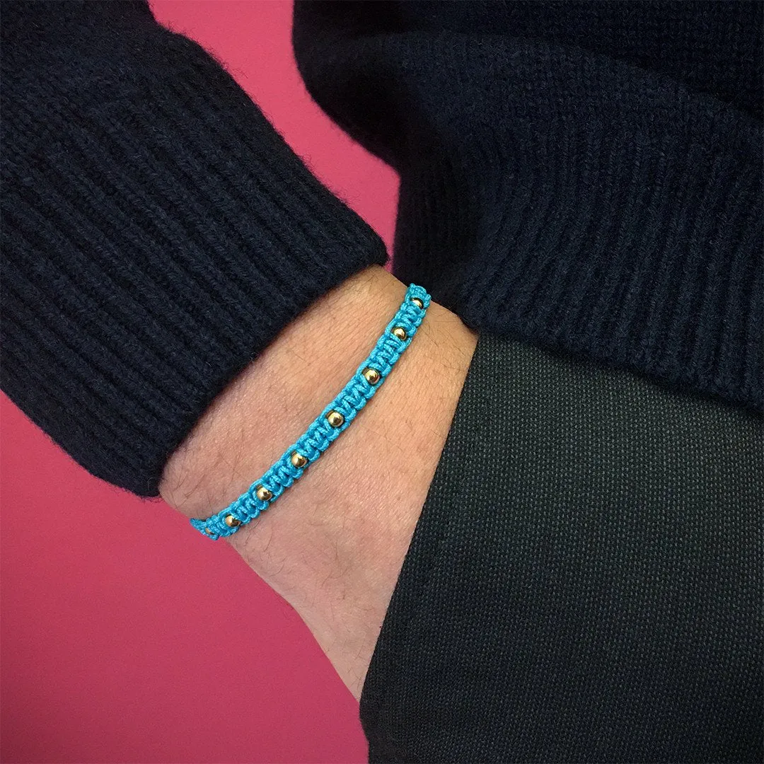 9 Balls Macrame - Silver