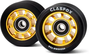 95A Speed/Derby Wheels Aluminum Roller Skate Wheels Indoor Roller Replacement Wheel (Set of 8)