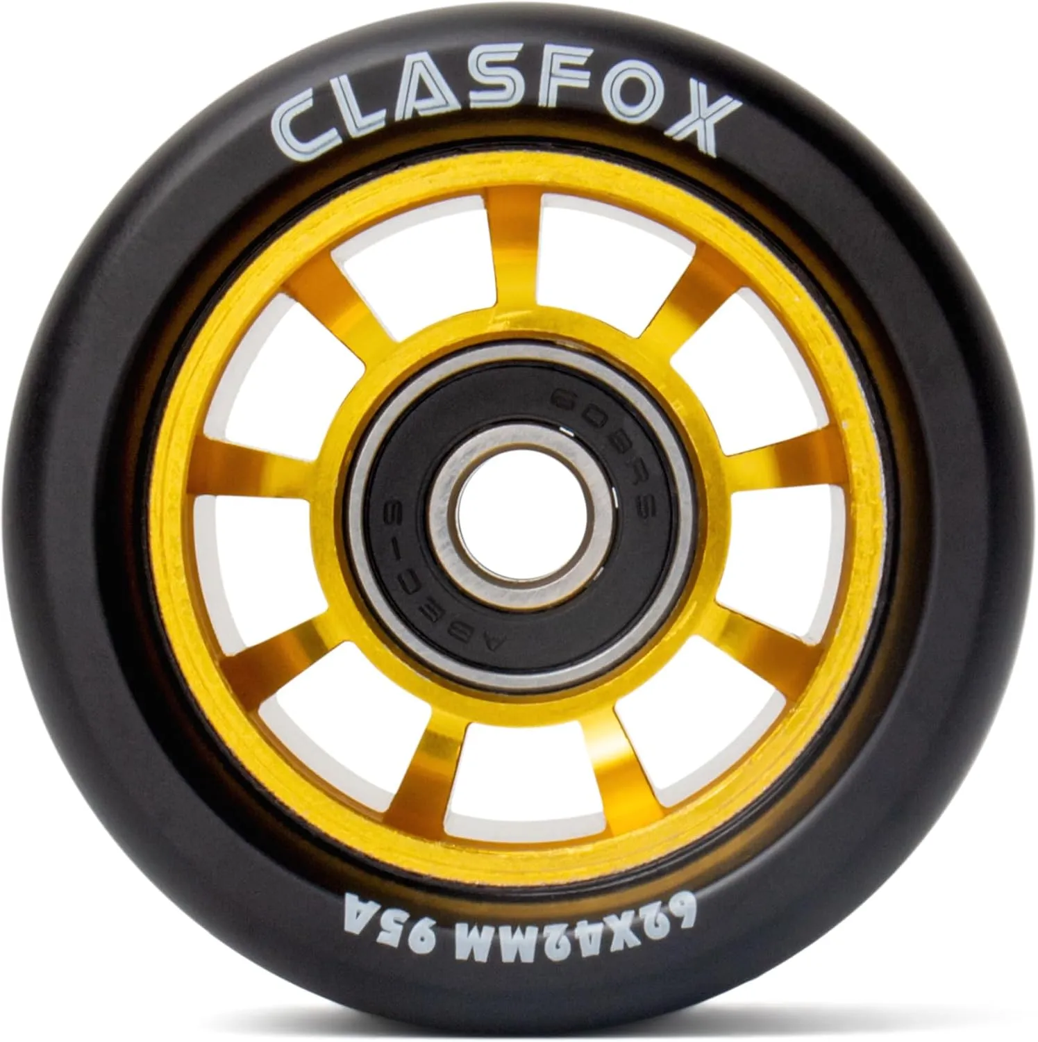 95A Speed/Derby Wheels Aluminum Roller Skate Wheels Indoor Roller Replacement Wheel (Set of 8)