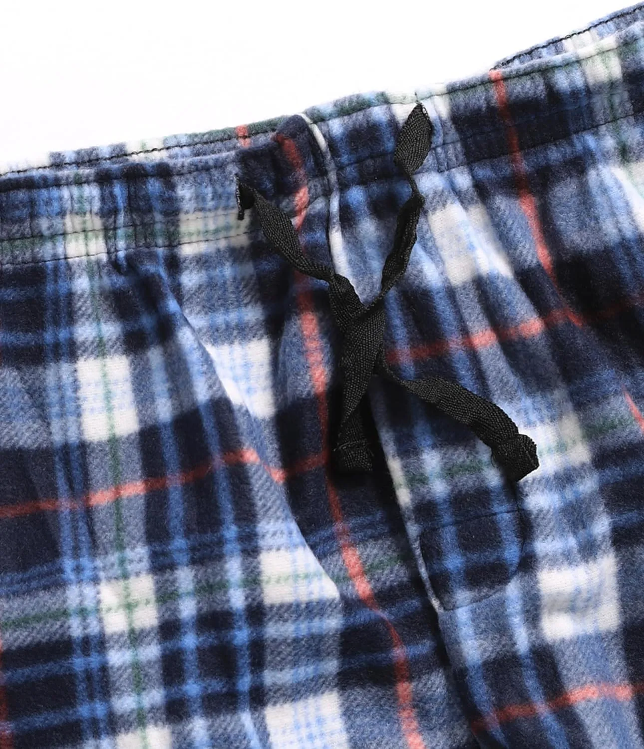 Active Club 3 Pack Mens Fleece Pajama Pants - Plaid Lounge Bottoms with Pockets (S- 3X)