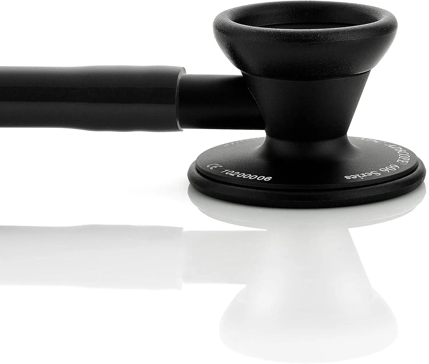 ADC Adscope 606 Ultra Lightweight Cardiology Stethoscope with Tunable AFD Technology, 28 inch Length, Tactical All Black