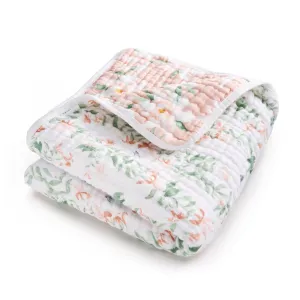aden   anais Essentials Dream Blanket, Muslin Baby Blankets for Girls & Boys, Lightweight Newborn Nursery & Crib Blanket, Unisex Toddler & Infant Bedding, Shower & Registry Gift, Butterfly Garden