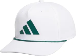 adidas Men's Midrange Structured High-Crown Slight Pre Curve Brim Adjustable Fit Snapback Hat with Retro Rope Cording Detail