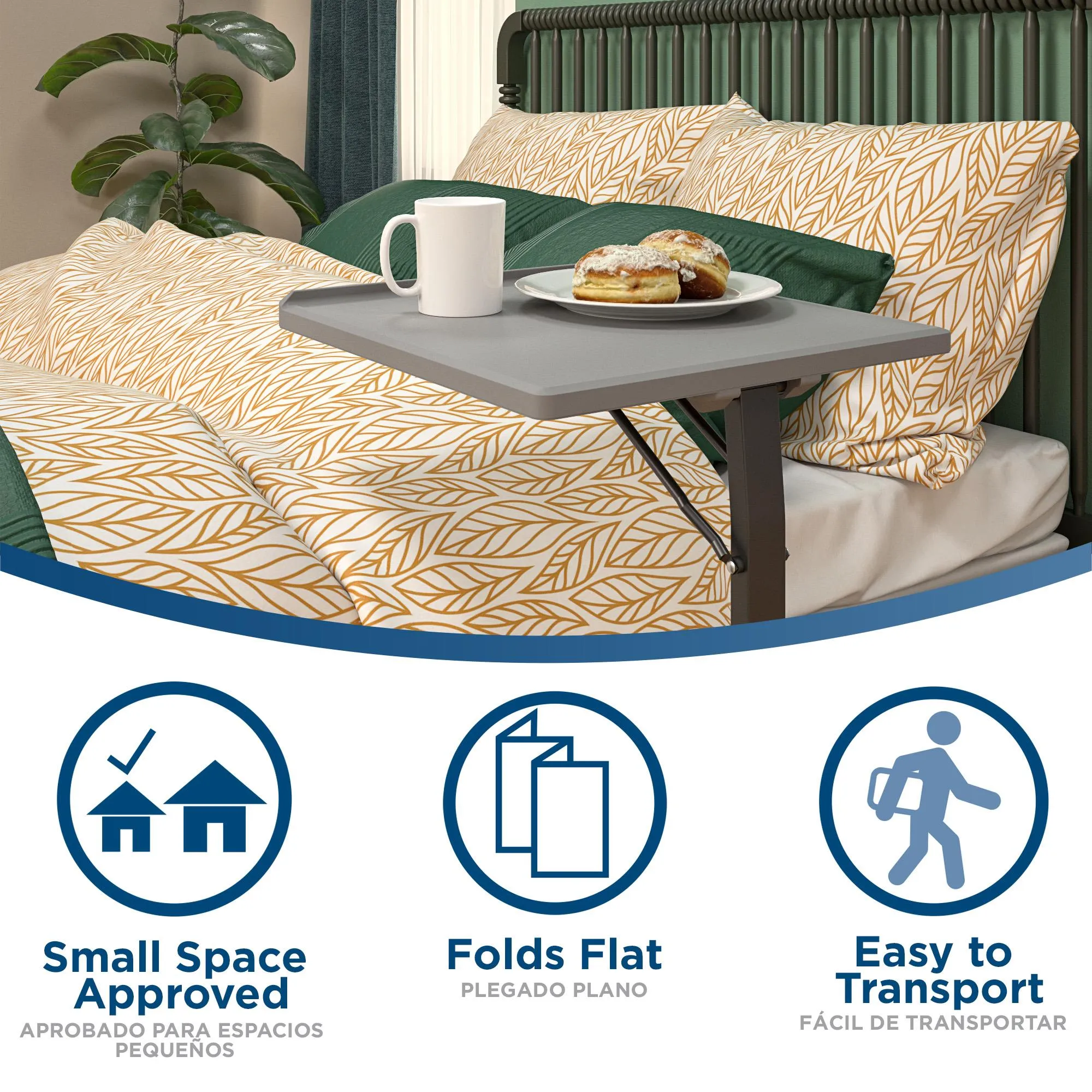 Adjustable Height Personal Folding Activity Table