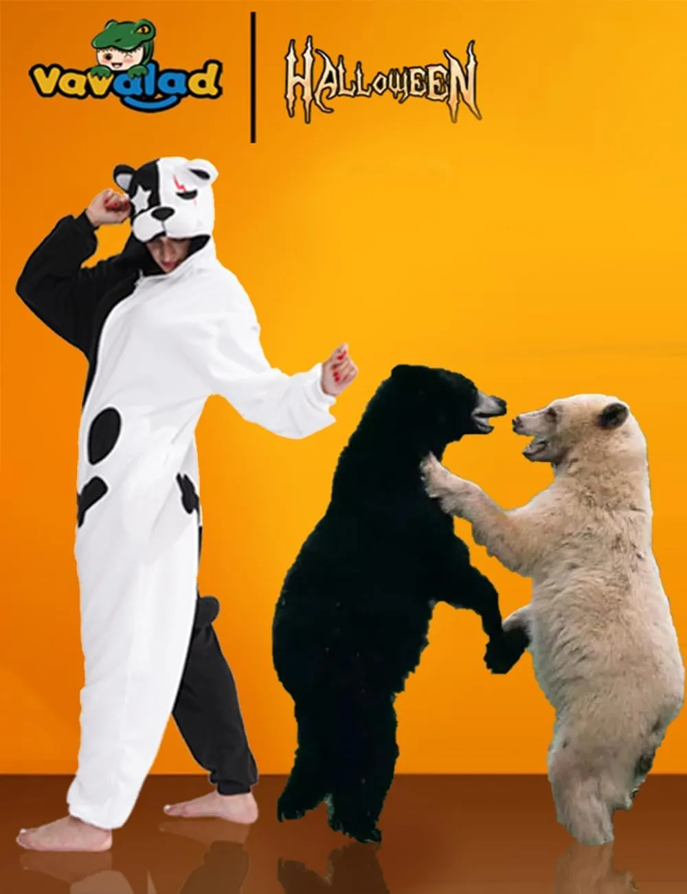 Adult Animal Onesie Pajamas Halloween Cosplay Costume Homewear Pajamas for Women Men