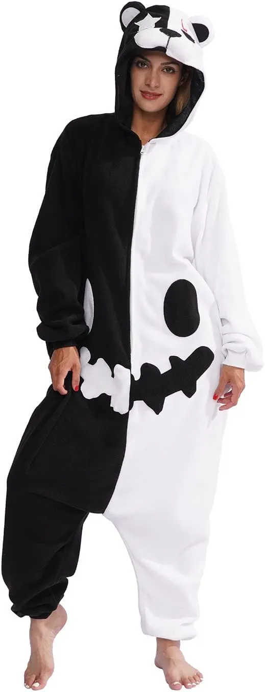 Adult Animal Onesie Pajamas Halloween Cosplay Costume Homewear Pajamas for Women Men