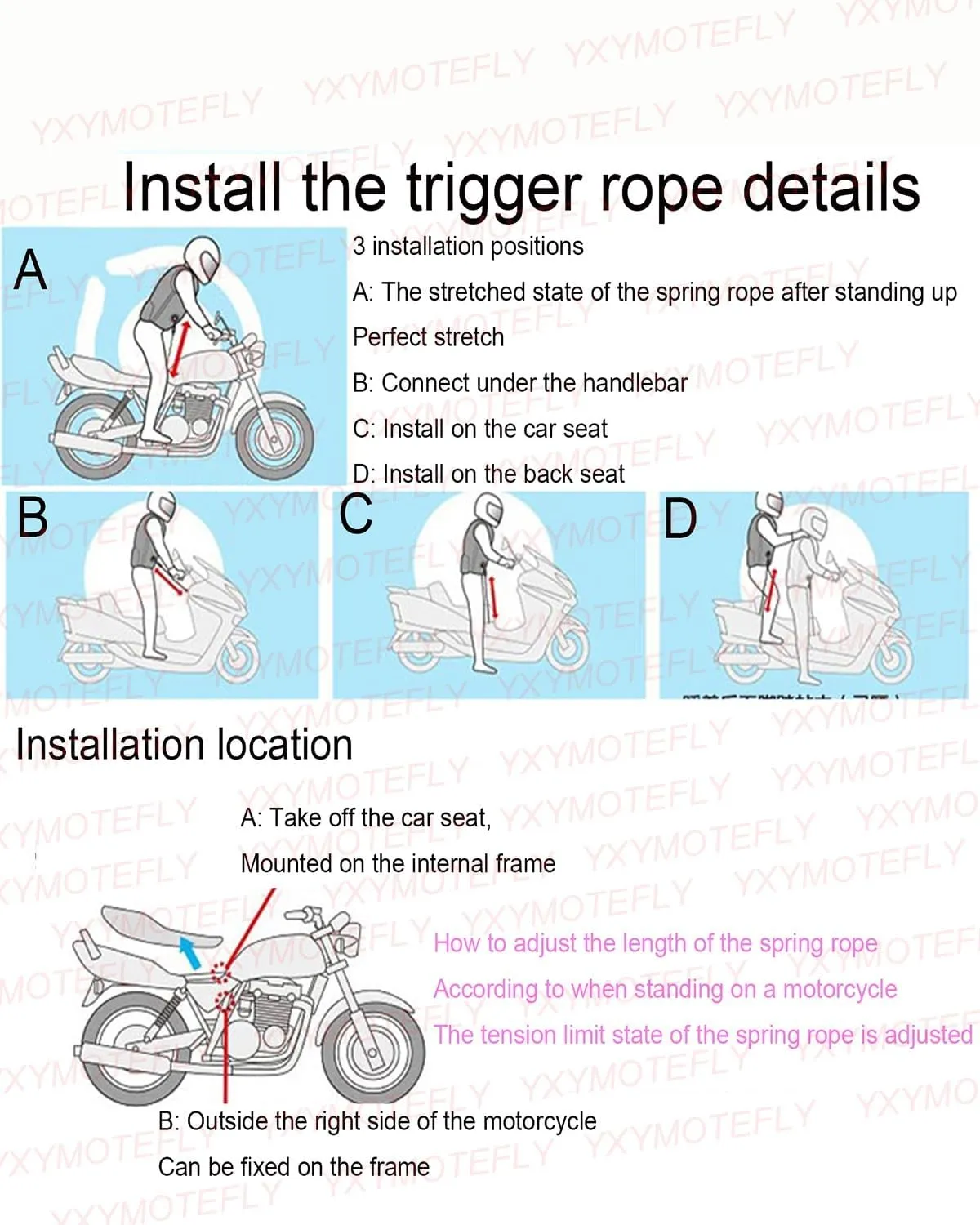 Adult Motorcycle Airbag Vest Wearable Air Bag Jacket, Lightweight, Adjustable, Motorcycle Or Horse