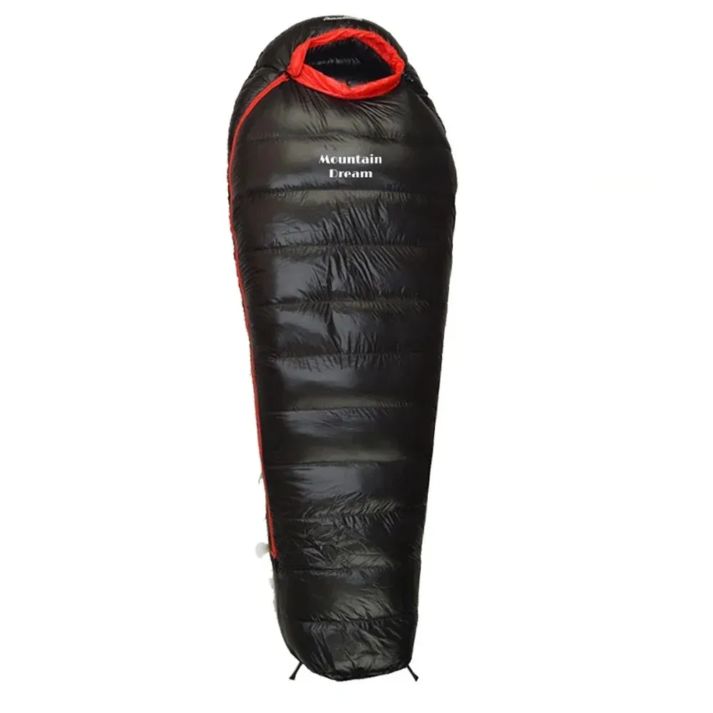 Adult Mummy Sleeping Bag - Thicken Warm Duck Down Ultralight Sleeping Bag