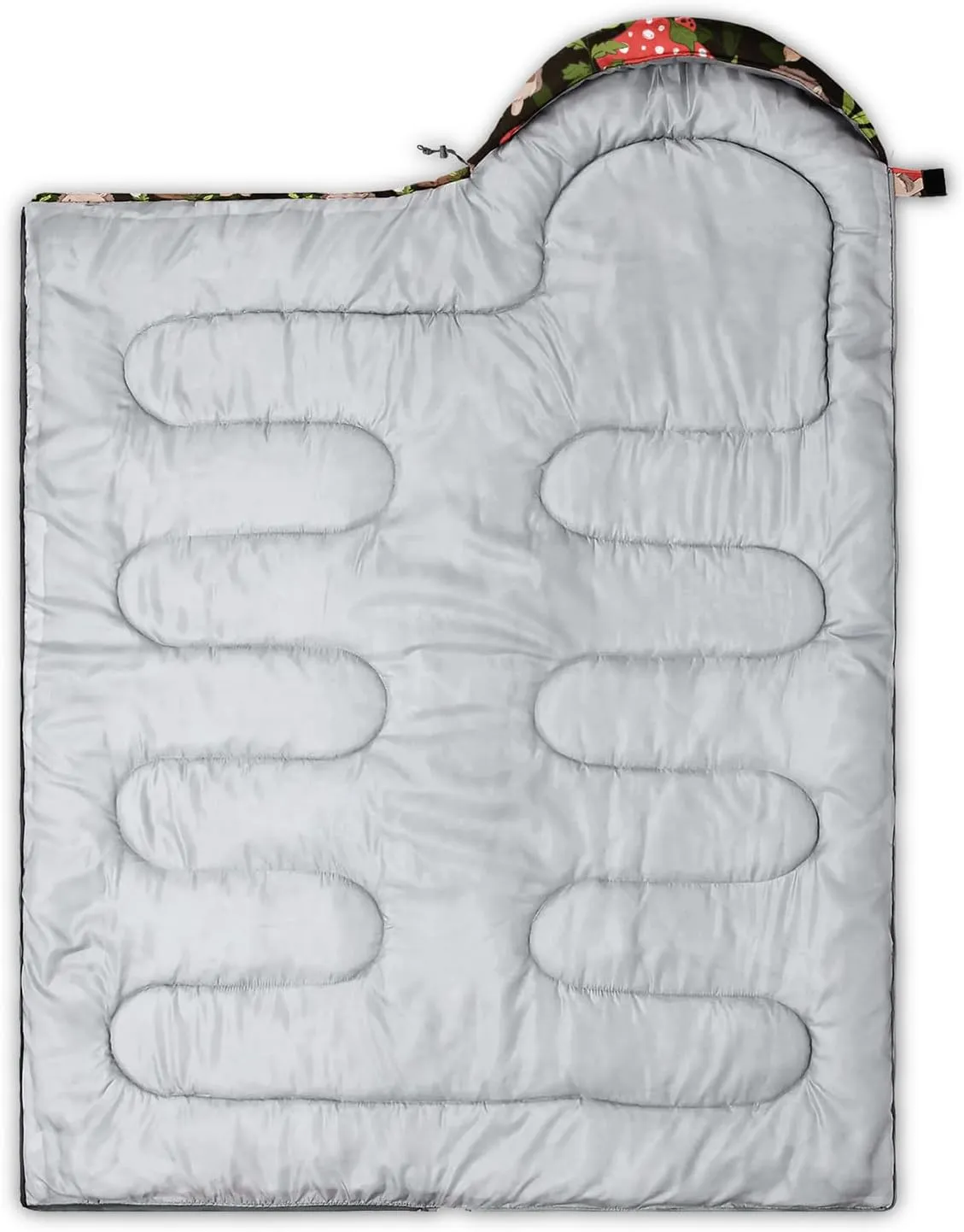 AILONEN Blue Butterfly Sleeping Bags,Lightweight & Waterproof,3 Season Warm & Cool Weather,Fairy Forest Flower Sleeping Bags for Kids,Girls,Adults,Travelling,Outdoors