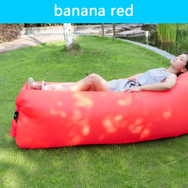 Air Hammock Nylon Banana Sofa Lounger