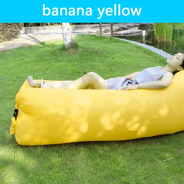 Air Hammock Nylon Banana Sofa Lounger
