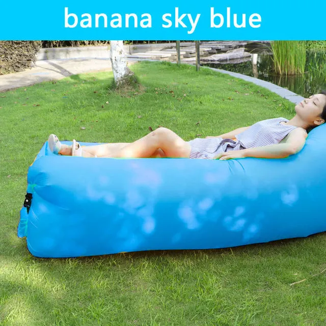 Air Hammock Nylon Banana Sofa Lounger