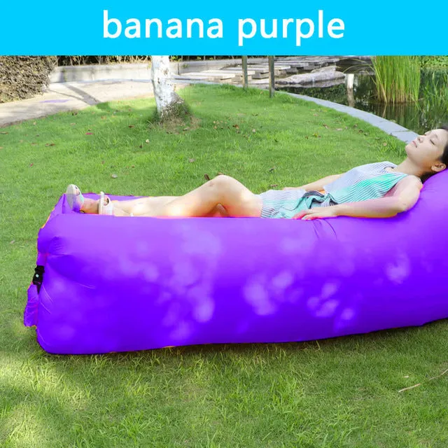 Air Hammock Nylon Banana Sofa Lounger