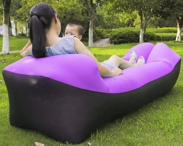 Air Hammock Nylon Banana Sofa Lounger