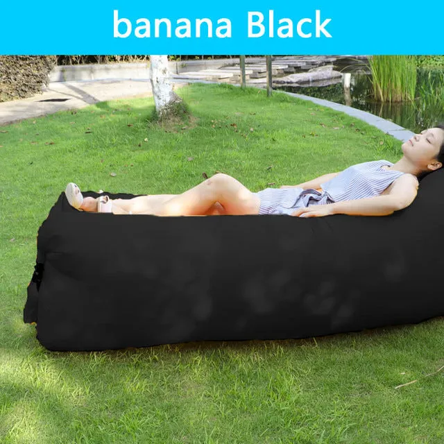 Air Hammock Nylon Banana Sofa Lounger