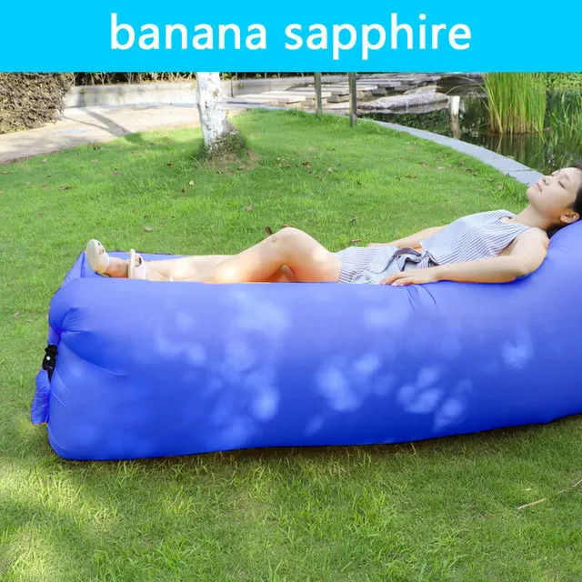 Air Hammock Nylon Banana Sofa Lounger